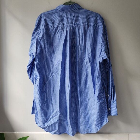 NAUTICA Men's Dress Shirt | Long Sleeve Button Down | 100% Cotton | 17" Neck - Picture 3 of 6